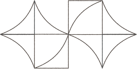 Iteration 3 of the Prism mark, drawn in outline